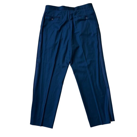 Made in Italy Men’s Black Tuxedo Pants 37 waist - Picture 2 of 5